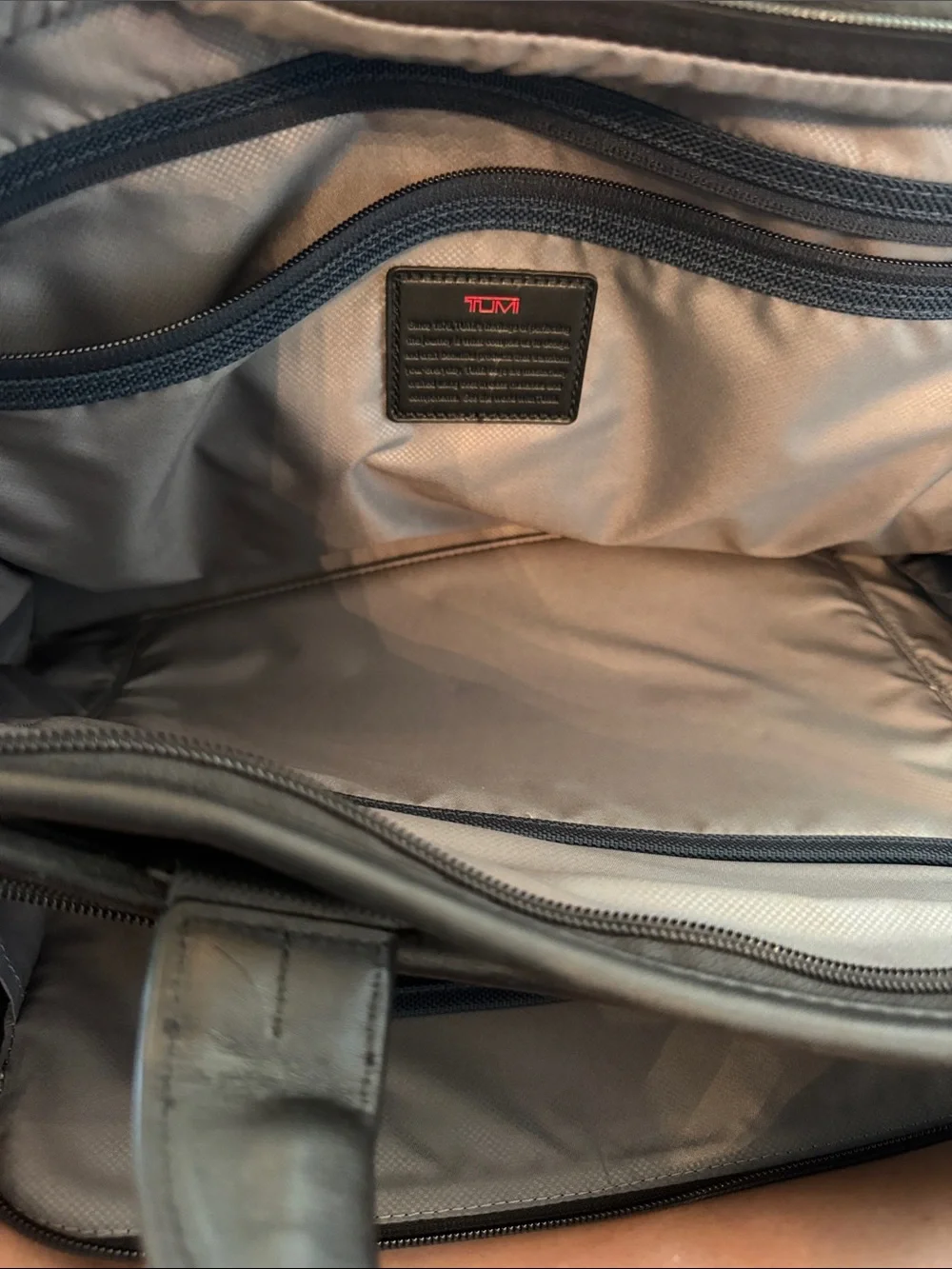 Tumi classic leather